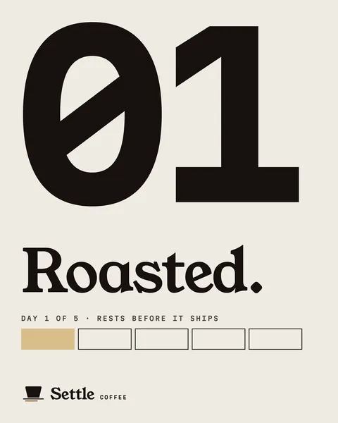 A Settle poster in 4:5 portrait for feeds and print.